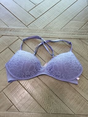 Victoria's Secret Dream Angel Lavender Lace Push-Up Bra